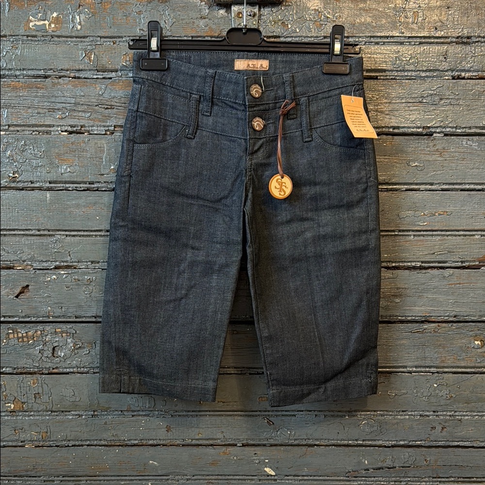 Nordstrom Dark Charcoal Jean Shorts
